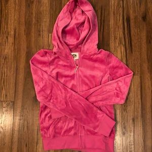 Juicy couture velour zip up